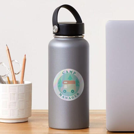 Camp Manager Hologram Sticker Camp Manager Hologram Sticker